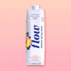 Flow Spring Water with Organic Peach Blueberry Flavored 1L