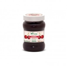 Fruvia Cherry  Reduced Sugar Jam with Stevia Sweetener 330g 