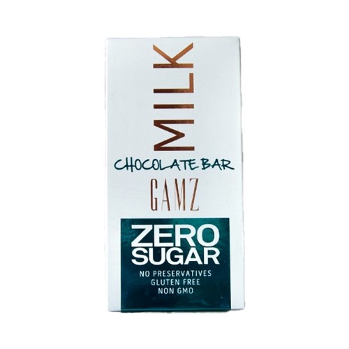 GAMZ GF Milk Chocolate Bar (Zero-Sugar) 80g 