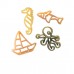 Dalla Costa  Sea Life Pasta with Tomato & Spinach 250g  