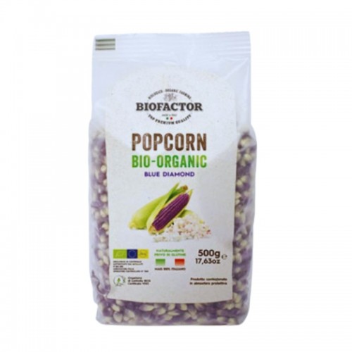 BIOFACTOR Organic Blue-Diamond Popcorn 500g 