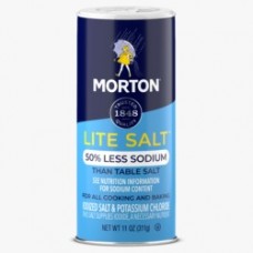 MORTON Lite Salt (50% Less Sodium) 311g  