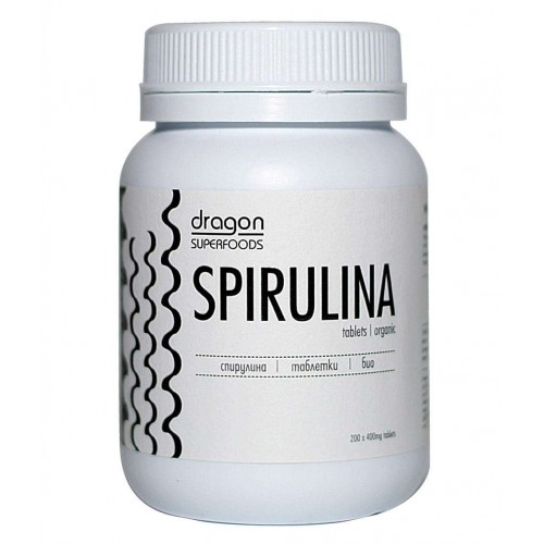 Dragon Organic Spirulina Tablets 200*400mg Tablets 