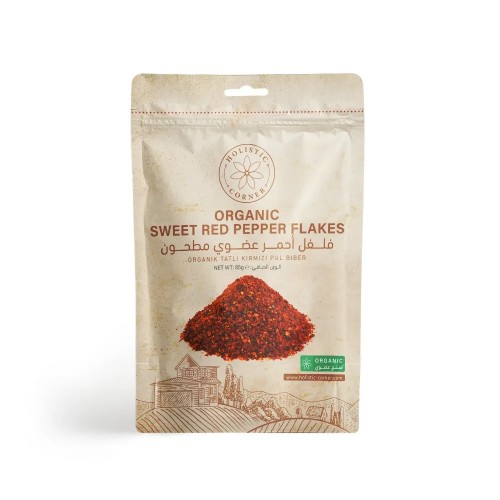 HOLISTIC CORNER Organic Chilli Red Pepper Flakes 85g 