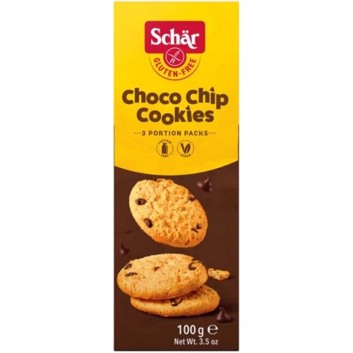 Schar Choco Chip Cookies 100g