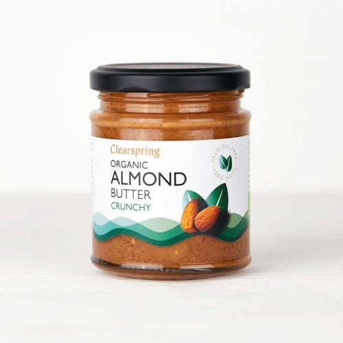 Clearspring Organic Crunchy Almond Butter 170g 