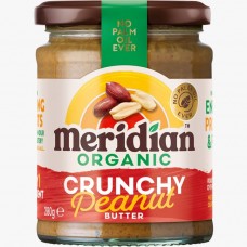 meridian Organic Crunchy Peanut Butter (Palm-Oil-Free) 280g 
