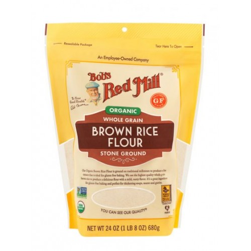 Bob's Red Mill Organic GF Brown Rice Flour 680g