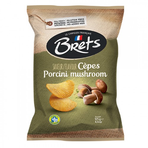 BRets GF Potato Chips with Mushrooms 125g