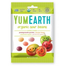 YUM EARTH Organic Jelly  Sour Beans 50g 