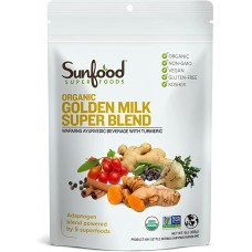 Sunfood  Organic Golden Milk Super Blend 168g 