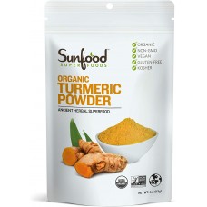 sunfood organic turmeric powder 113g
