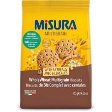 Misura Whole-Wheat Multigrain Biscuits 120g Misura Whole-Wheat Multigrain Biscuits 120g