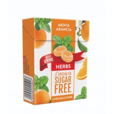 Serra Mini Hard Candies with Mint and Orange (Sugar Free) 50g 