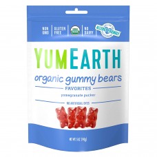 YUM EARTH Organic Pomegranate Flavor Gummies 50g 