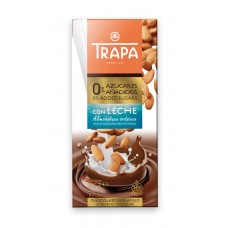 TRAPA Milk Chocolate with Almonds (N0-Added-Sugar)175g