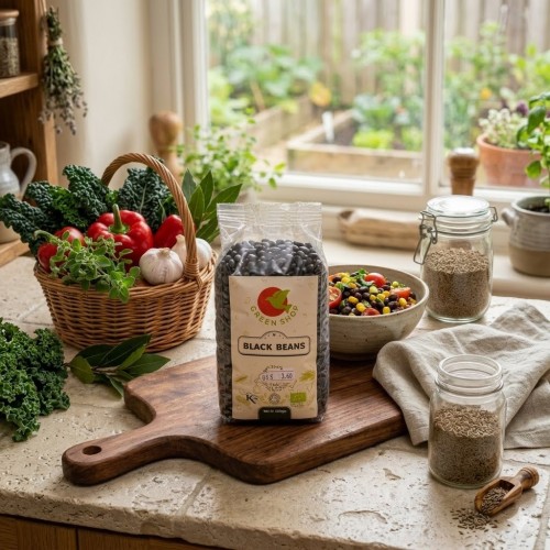 GREEN SHOP Organic Black Beans 500g 