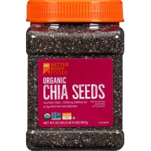 BETTER BODY FOODS Organic Gf Chia Seeds 567g 