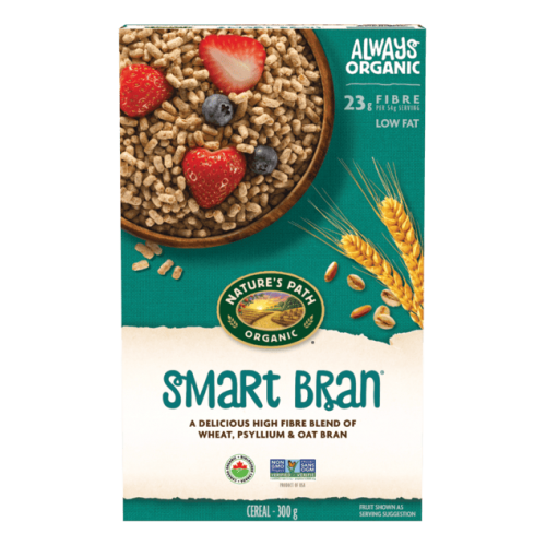 Nature's Path Organic Smart Bran (Blend of Wheat, Psyllium & Oat Bran) 300g 