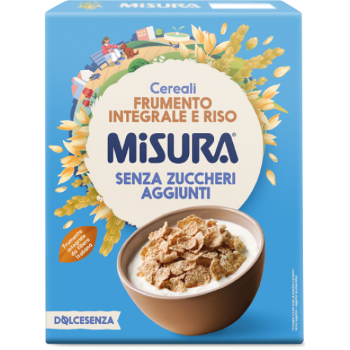 Misura No-Added-Sugar Whole Wheat, Whole Oat and Rice Cereal 350g