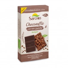 Sarchio Organic GF Extra Dark Chocolate Bars with Crispy Rice 75g (3*25g) 