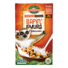 Nature's Path Organic  Peanut Butter & Chocolate (Leapin Lemurs) Puffs 284g