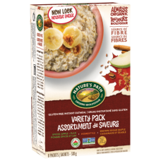 NATURES PATH Organic GF  Variety Pack Oatmeal (8 Packets/320g)
