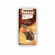 Torras  Dark Chocolate Sugar Free with Orange 75g
