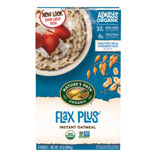 NATURES PATH Organic Flax Plus Oatmeal (8 Packets/400g)