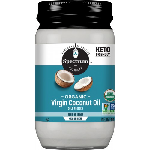 Spectrum Organic Virgin Coconut Oil Unrefined  414 ml