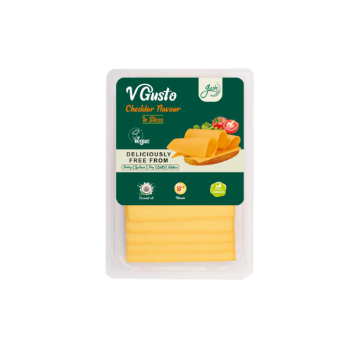 V Gusto GF Cheddar Flavor Slices 200g