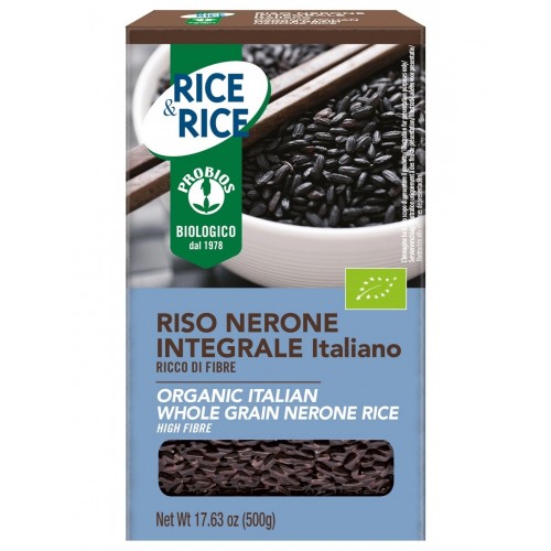 PROBIOS Organic Whole Grain Nerone Rice 500g 