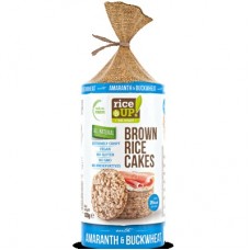 rice UP Brown Rice Cakes with Amaranth & Buckwheat 120g
