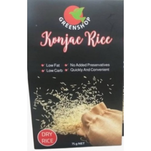 Green Shop Konjac Dry Rice 75g 