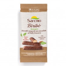 Sarchio Organic Biscuits with Milk Chocolate Coating 130g 