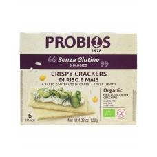 PROBIOS Organic GF Rice-Corn Crispy Crackers 120g 