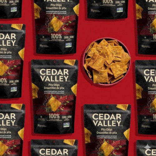 CEDAR VALLEY Mediterranean Zaatar Chips 180g 