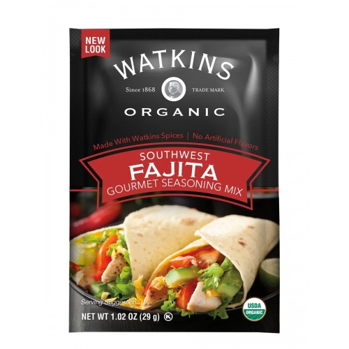 WATKINS Organic Fajita Gourmet Seasoning Mix 29g 