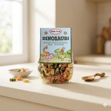 Dalla Costa Wheat Dinosaur Pasta with Tomato & Spinach 250g  