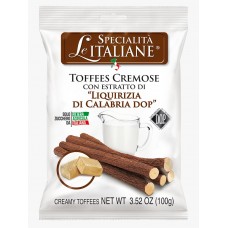 SPECLALITA Le ITALIANE Creamy Toffees with Extract of Calabria Liquorice 100g