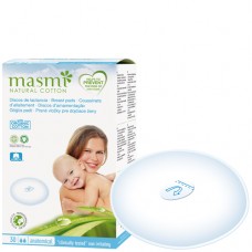 masmi NATURAL COTTON Bio Breast Feeding Pads (30Pads)