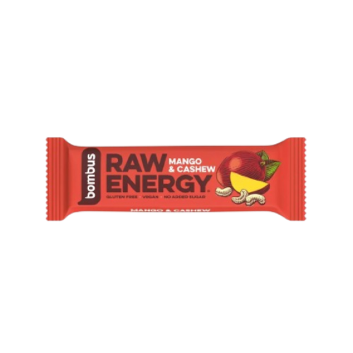 bombus GF RAW Energy Bar with Mango & Cashew 50g 