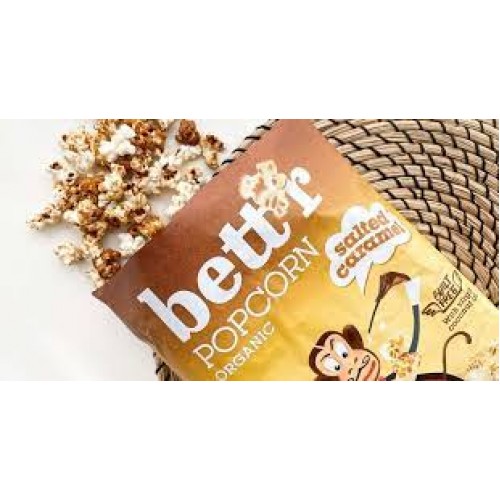 bettr Organic Salted Caramel Popcorn 60g