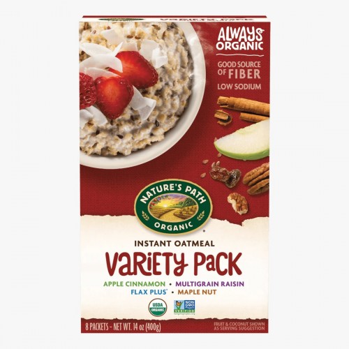 Nature's Path Organic Variety Pack Oatmeal (8 Packets/ 400g )