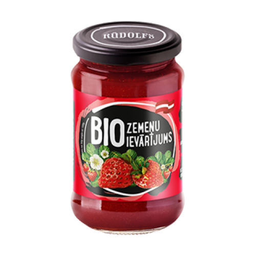RUDOLFS Organic Strawberry Jam 400g
