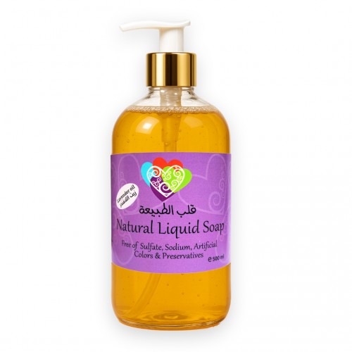 Natural Hand Liquid Soap (with Lavender Oil) 500ml