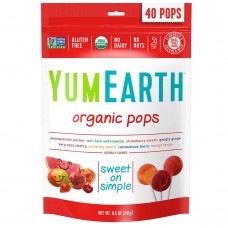 YUM EARTH Organic Fruits Lollipops 241g
