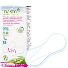 masmi NATURAL COTTON Bio Adjustable (30 Pads) (Panty Liners) 