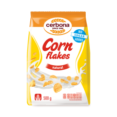 Cerbona Natural Cornflakes 500g (No-Added-Sugar) 