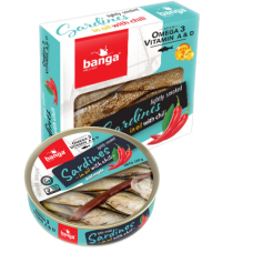 Banga Sardines in Oil with Chili 120g 